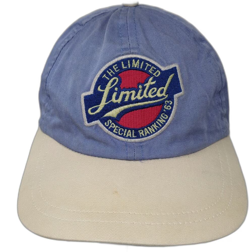 The Limited Baseball Cap Blue One Size Two Tone Embroidered Patch League Hat